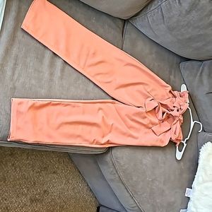 High-waisted dress pants